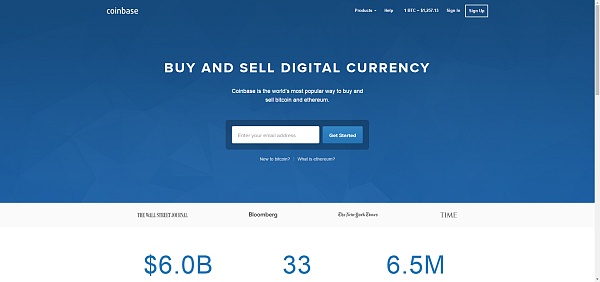 Coinbase提供网上比特币钱包功能