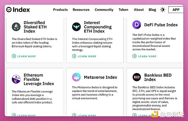 加密衍生品创新继续  盘点 4 个值得关注的链上指数协议