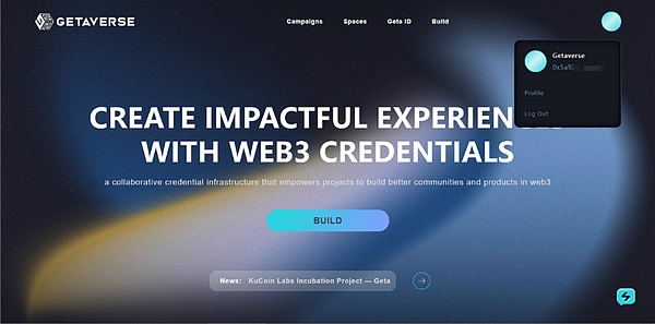 Getaverse Web3 SBT 索赔教程