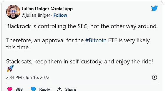 贝莱德的比特币ETF能否帮助比特币价格扭亏为盈