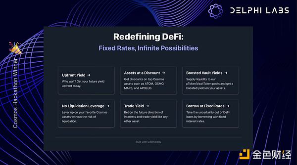 速览Delphi Labs和Cosmos生态举办的黑客松获胜项目