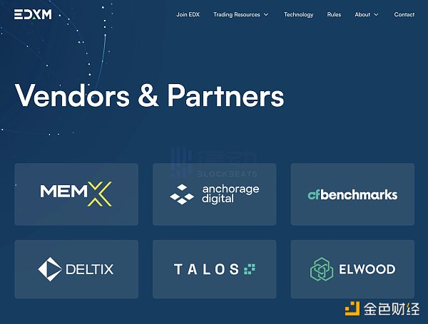 一文速览EDX Markets的六大合作伙伴