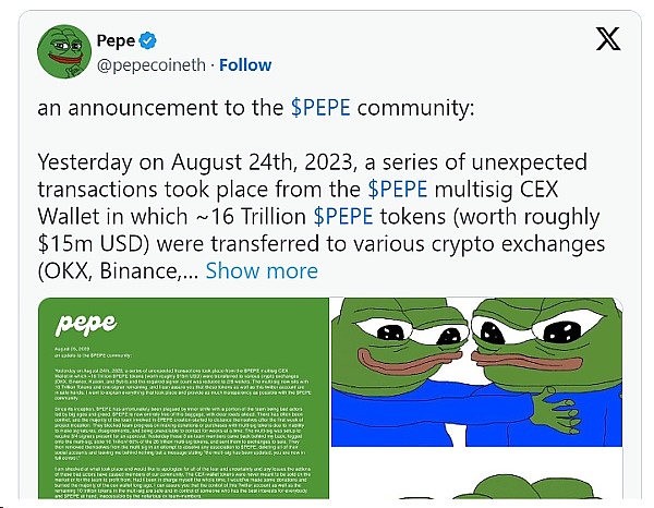 Memecoin 深入研究：PEPE