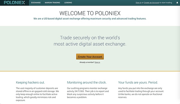 交易所 ETH 资产全分析 - Poloniex 篇