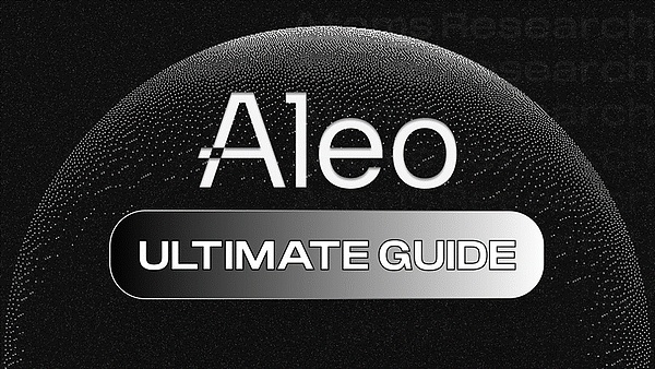 已获2.98亿融资项目//Aleo测试网零成本空投任务教程