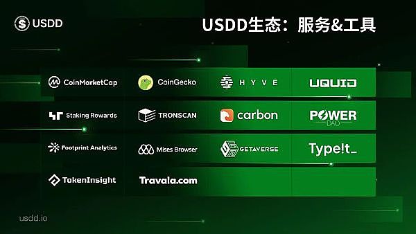 一图速览USDD生态之服务和工具篇