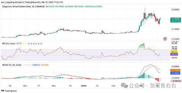 狗狗币 (DOGE) 价格是否有可能在3月份因鲸鱼交易激增而达到1美元？