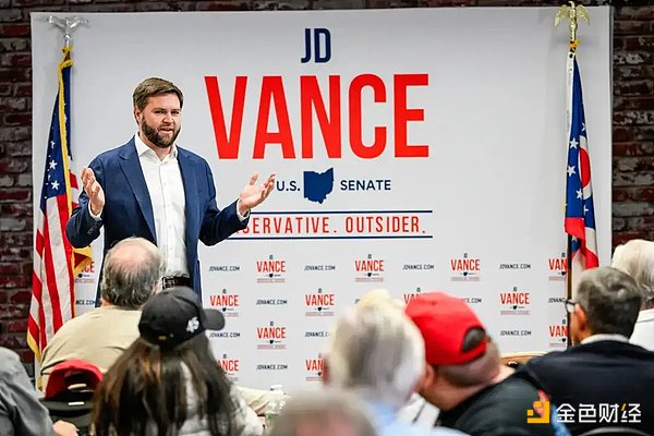 Why was Vance, born in the 1980s, chosen by Trump to run for vice president? What is his connection with encryption?