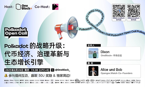对话 Alice und Bob：Polkadot 战略升级与生态增长的深度解读