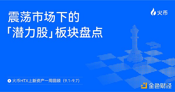 火币HTX上新资产一周回顾（9.1-9.7）：震荡市场下的“潜力股”板块盘点