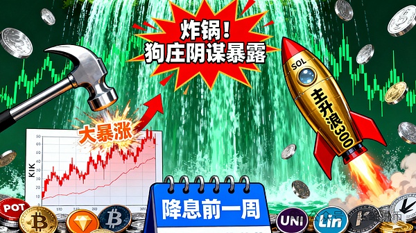 比特币还有大暴涨   SOL主升浪来了  暴涨300   降息前一周值得布局的山寨币