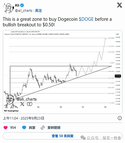 命悬一线 狗狗币（DOGE) 逼近生死支撑 跌破or反弹 接下来的走势决定一切