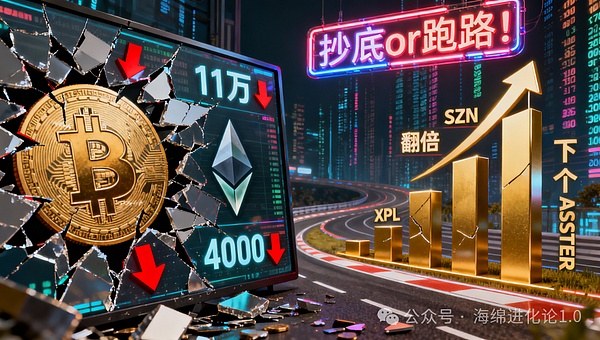 牛市陷阱实锤？比特币下探11万   以太坊跌破4000  抄底or跑路？SZN翻倍