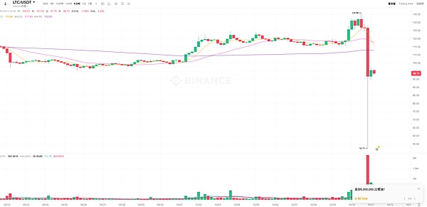 币圈惊魂:一夜蒸发 22%、LTC 还能翻身吗?看链上数据告诉你---巨鲸在悄悄囤货