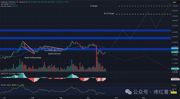 今日最佳加密货币:比特币冲高后回落!XRP\Solana\狗狗币DOGE或成牛市先锋