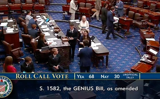 What impact does GENIUS bill pass by the US Senate have on the crypto industry? feature image